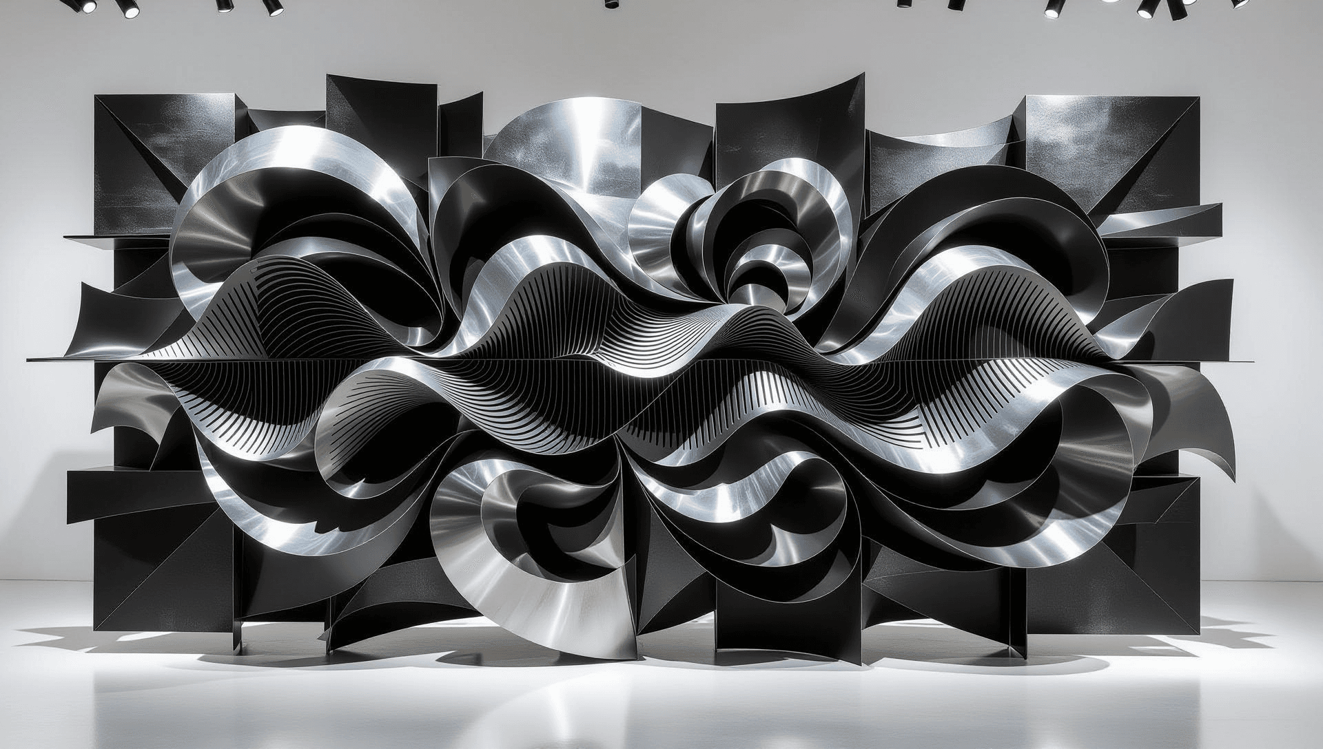 Abstract body in black